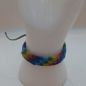 Unisex Bracelet Woven Macramé Thread Andean Crafts